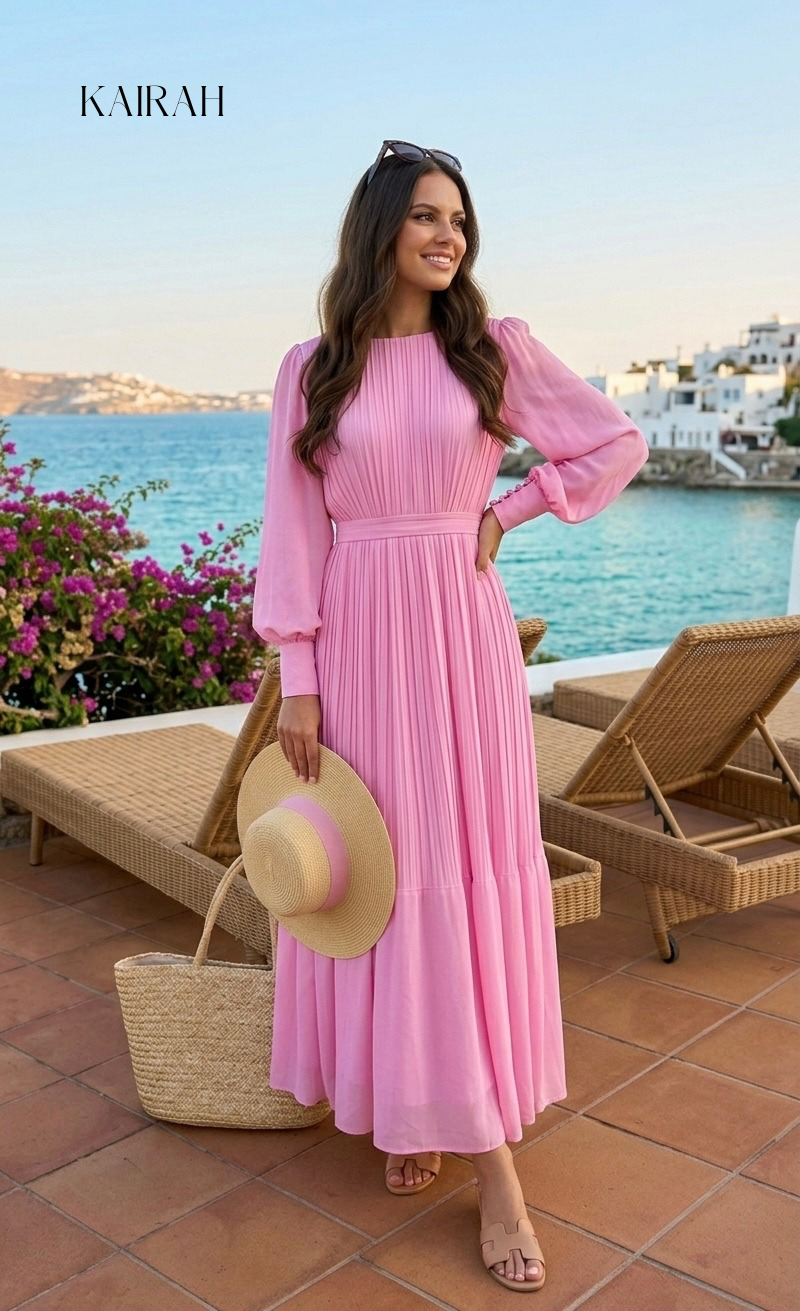 Valentina Pleated Dress