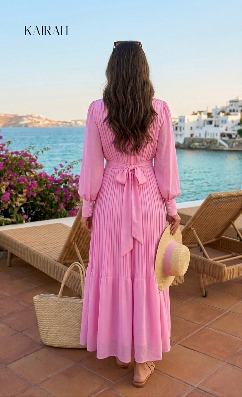 Valentina Pleated Dress