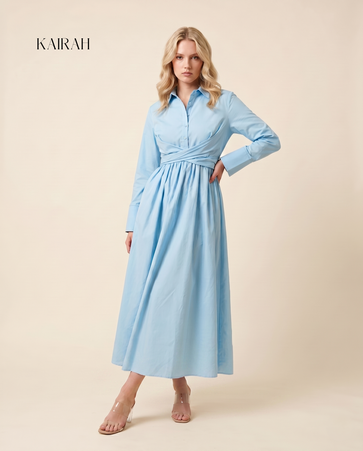 Elara Wrap Dress