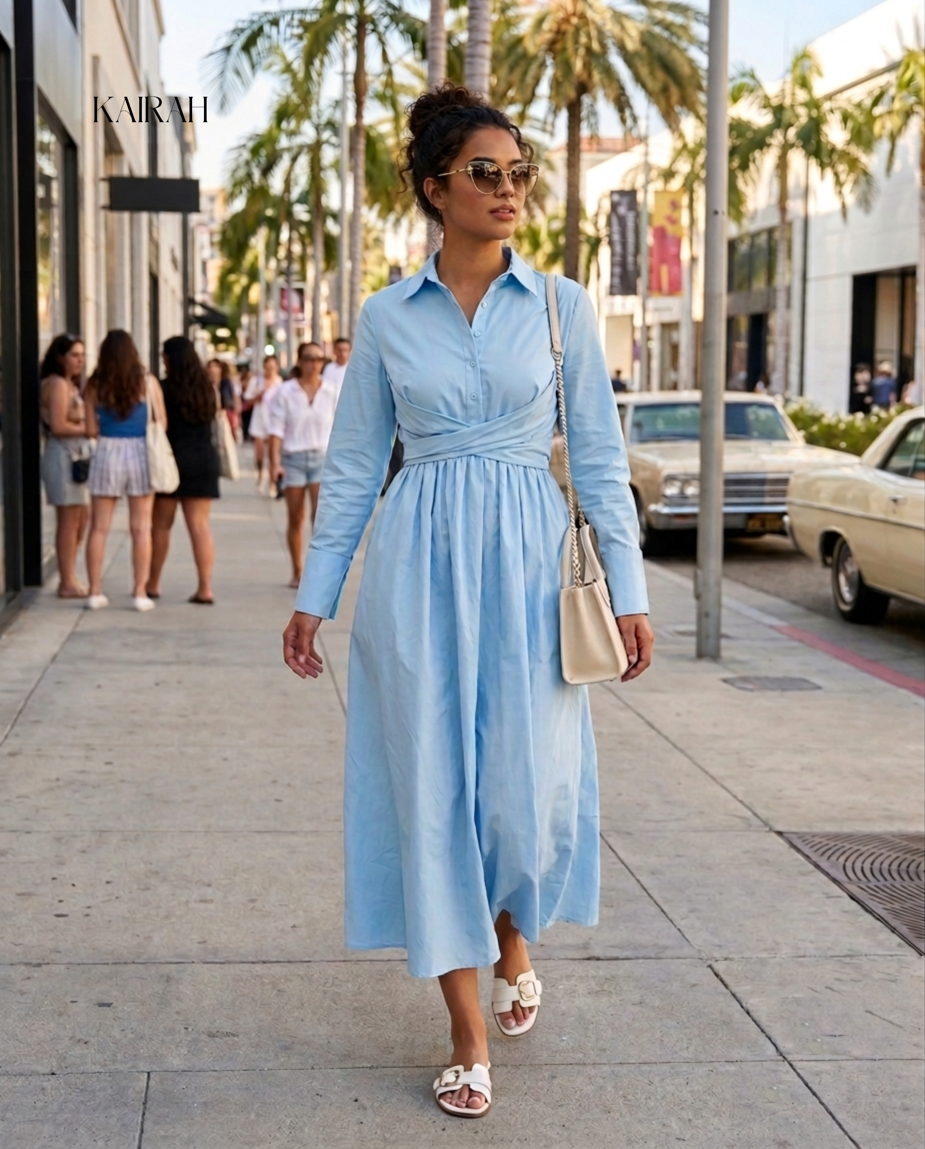 Elara Wrap Dress