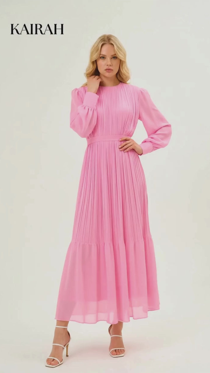 Valentina Pleated Dress
